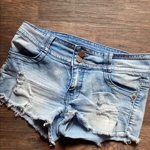 Denim Distressed Women Shorts Vintage Almost Famous